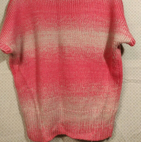Pink/Gray The Limited Cowl Neck Sweater - Picture 3 of 4